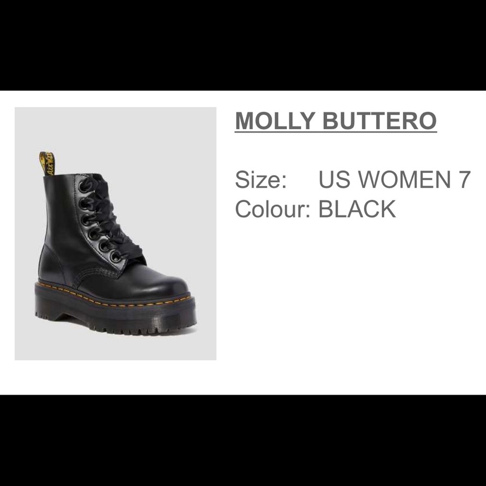 dr. martens platform molly ribbon laces